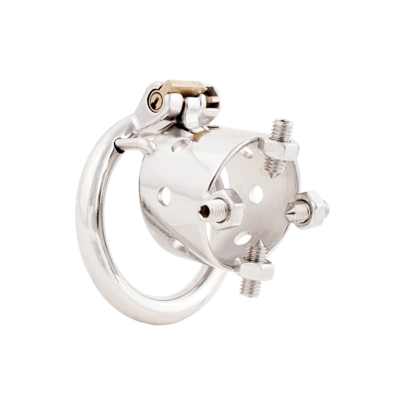 Male Spiked Chastity Device 304 Stainless Steel Cage Ergonomic Design for Men SM Penis Exercise Sex Toys (only cages do not include rings and locks)