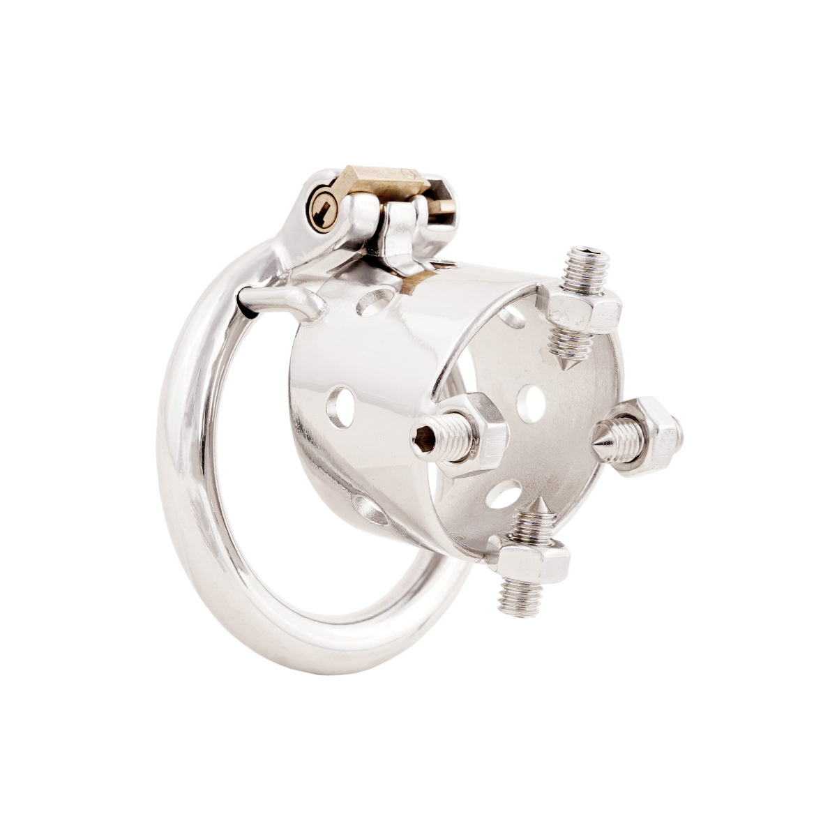 Male Spiked Chastity Device 304 Stainless Steel Cage Ergonomic Design for Men SM Penis Exercise Sex Toys (only cages do not include rings and locks)