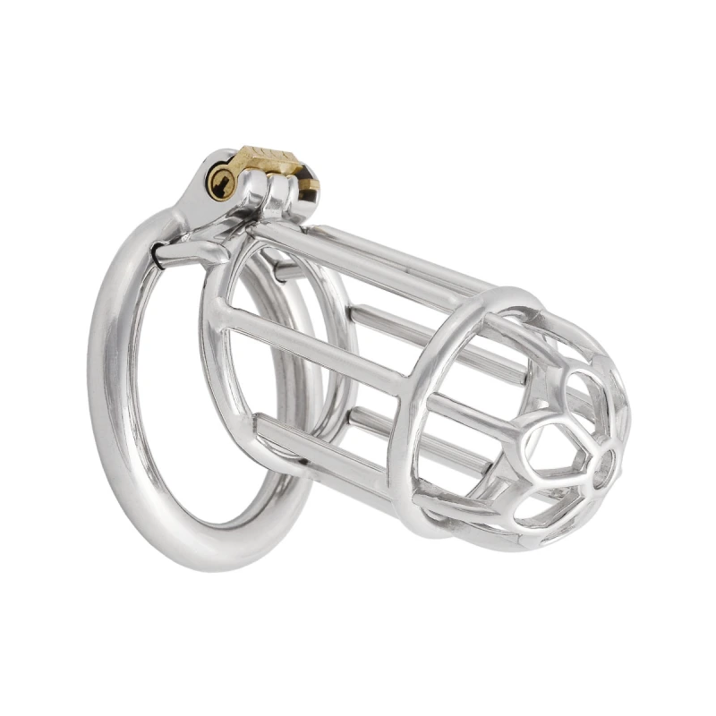 Men's Stainless Steel Male Pennis Lock Cook Penis Ring Cage Male Chastity Device Penis Cage Prevent Erection Toy (only cages do not include rings and locks)