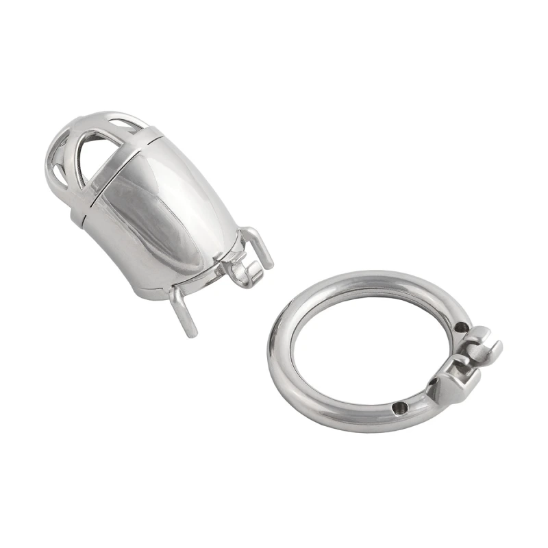 Men's Chastity Device Stainless Steel Male Chastities Cage Adult Game Sex Toy (only cages do not include rings and locks)