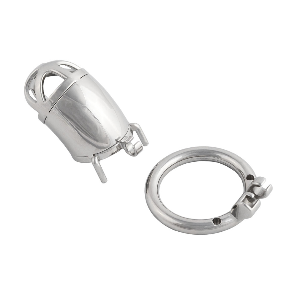 Men's Chastity Device Stainless Steel Male Chastities Cage Adult Game Sex Toy (only cages do not include rings and locks)