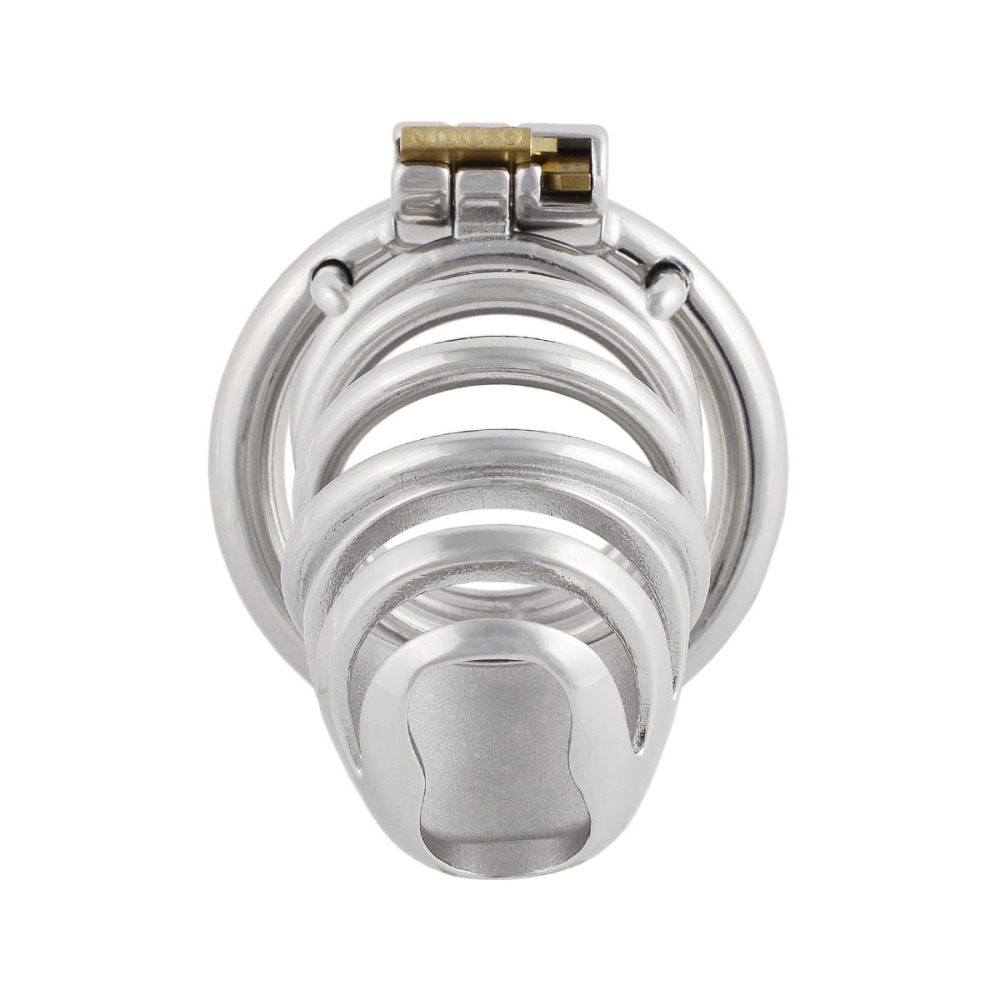 Male's Stainless Steel Chasity Cages Device Trainer Kit for Adult Game Sex Toy (only cages do not include rings and locks)