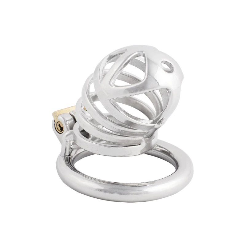 Stainless Steel Men's Chastity Device for The Best Men Companion (only cages do not include rings and locks)