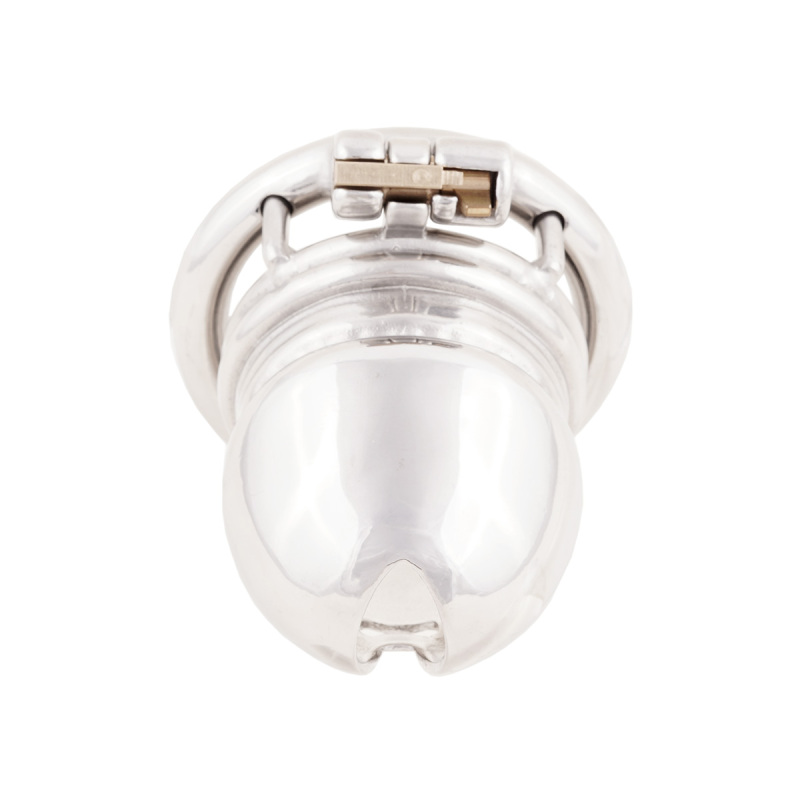 Short Male Cock Cage Stainless Steel Male Chastity Device Sex Toys for Men (only cages do not include rings and locks)