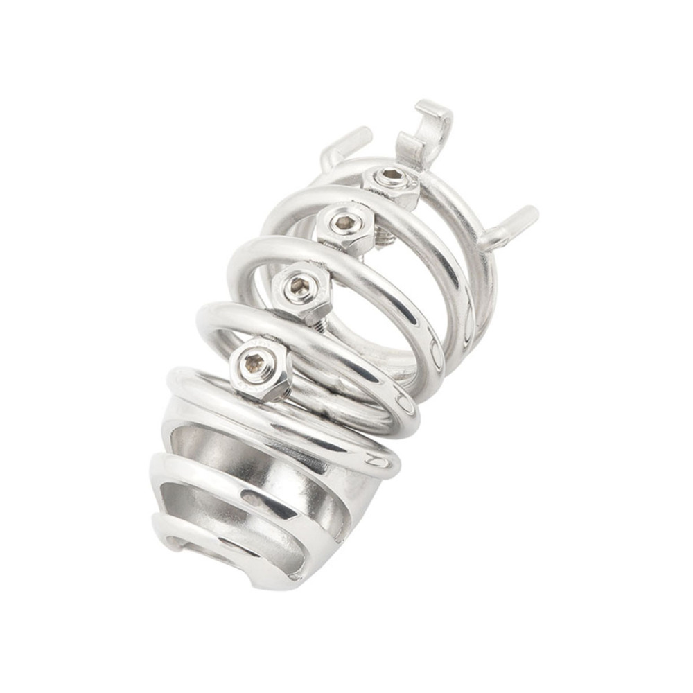 Spiked Chastity Device Long Male Stealth Lock for SM Penis Exercise Sex Toys (only cages do not include rings and locks)