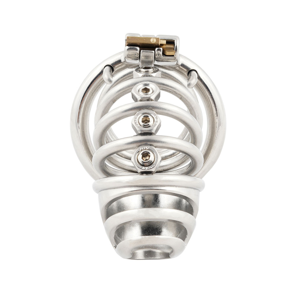 Spiked Chastity Device Long Male Stealth Lock for SM Penis Exercise Sex Toys (only cages do not include rings and locks)