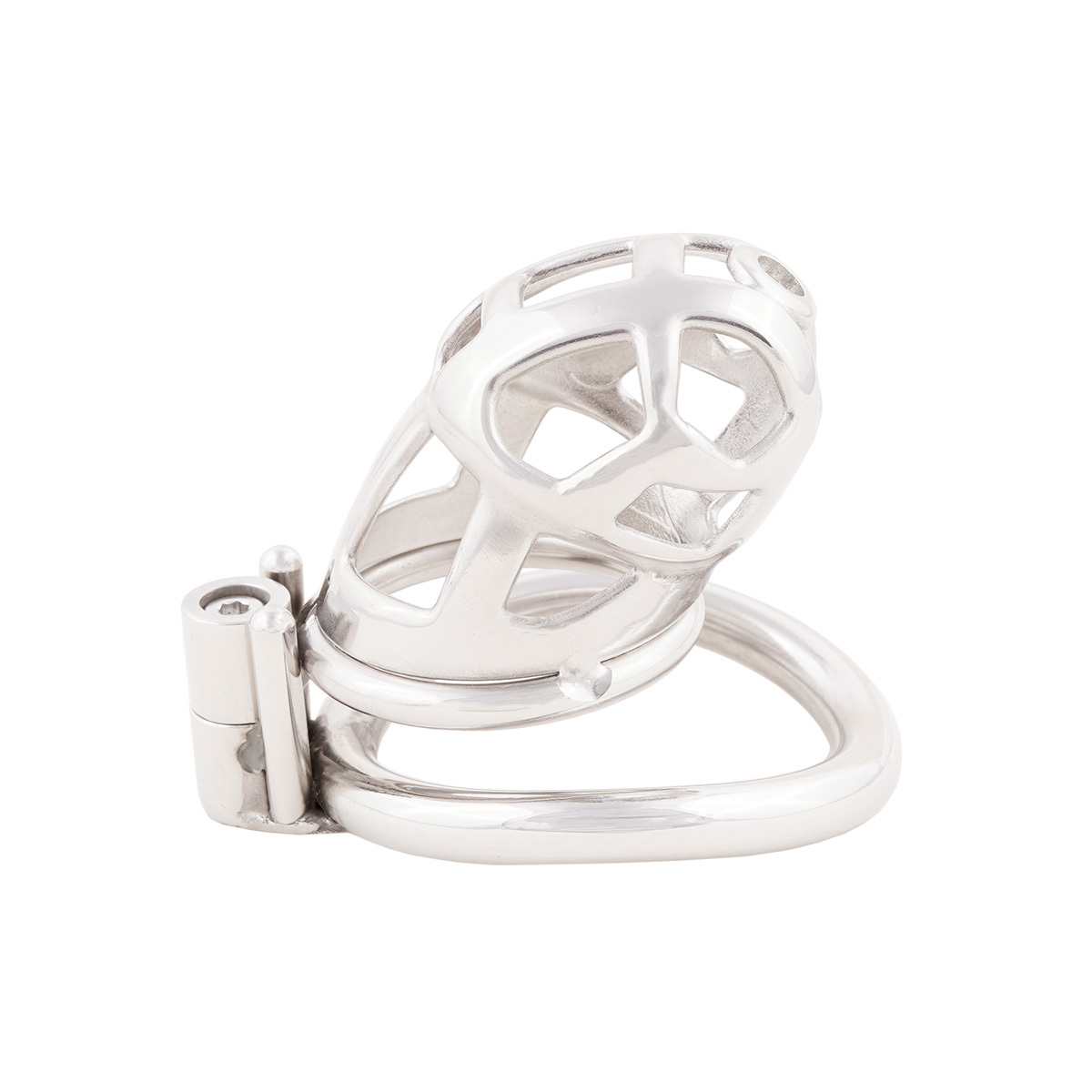 Metal Male Chastity Device Ergonomic Design Cock Cage Adult Game Sex Toy (only cages do not include rings and locks)