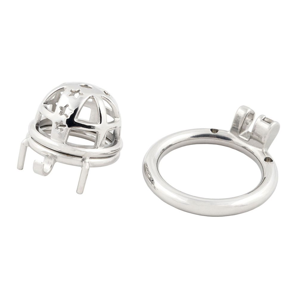 Short Male Cock cage Chastity for Men Stainless Steel Chasity Locked Men's Virginity Lock (only cages do not include rings and locks)