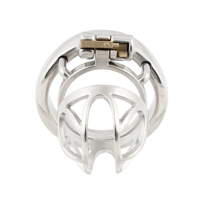 Short Male Chasity Cage Penis Lock Device 304 Stainless Steel Adult Game Sex Toy (only cages do not include rings and locks)