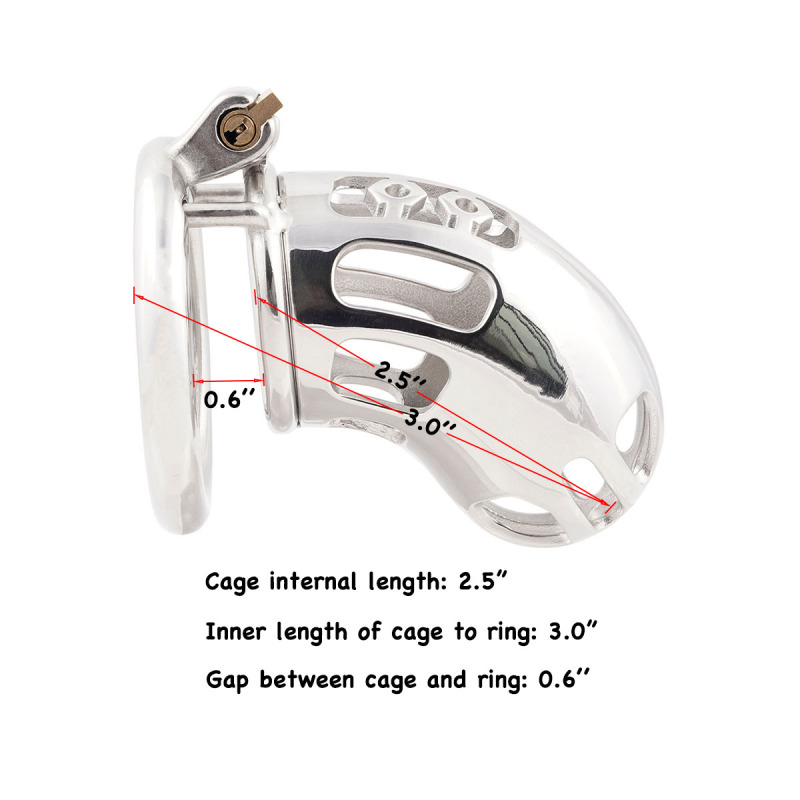 Chastity Lock Cage 304 Stainless Steel chastities Device Easy to Wear Male SM Penis Exercise Sex Toys (only cages do not include rings and locks)