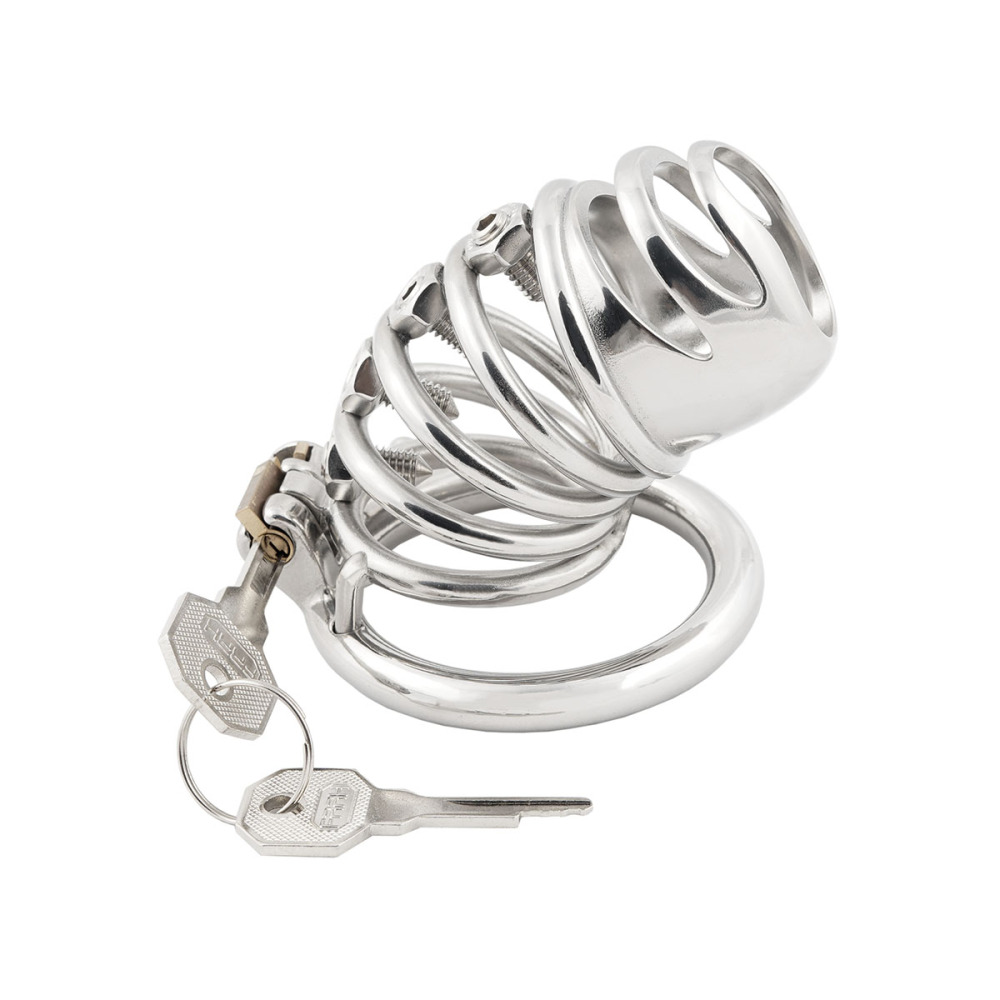 Spiked Chastity Device Long Male Stealth Lock for SM Penis Exercise Sex Toys (only cages do not include rings and locks)