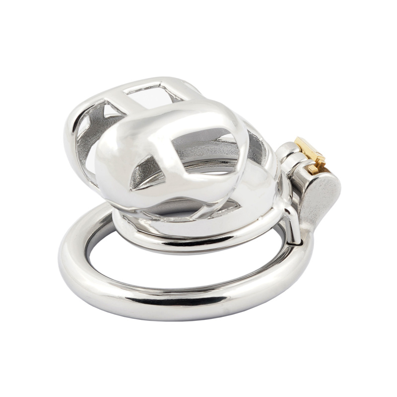 Large Short Male Chastity Device Stainless Steel Cock Cage Sex Toys for Men (only cages do not include rings and locks)