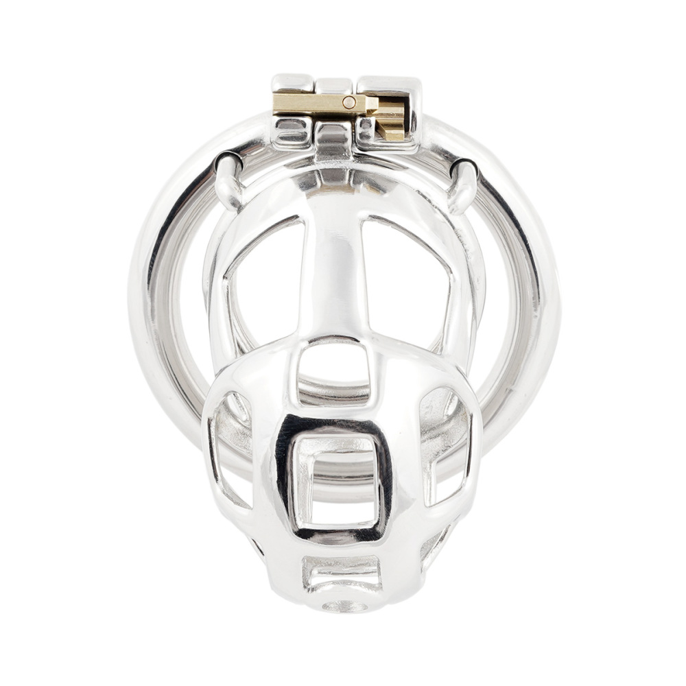 Chastity Cage Long Stainless Steel chastities Device Easy to Wear Male SM Penis Exercise Sex Toys (only cages do not include rings and locks)