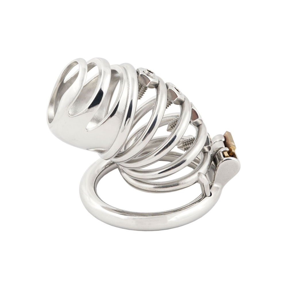 Spiked Chastity Device Long Male Stealth Lock for SM Penis Exercise Sex Toys (only cages do not include rings and locks)