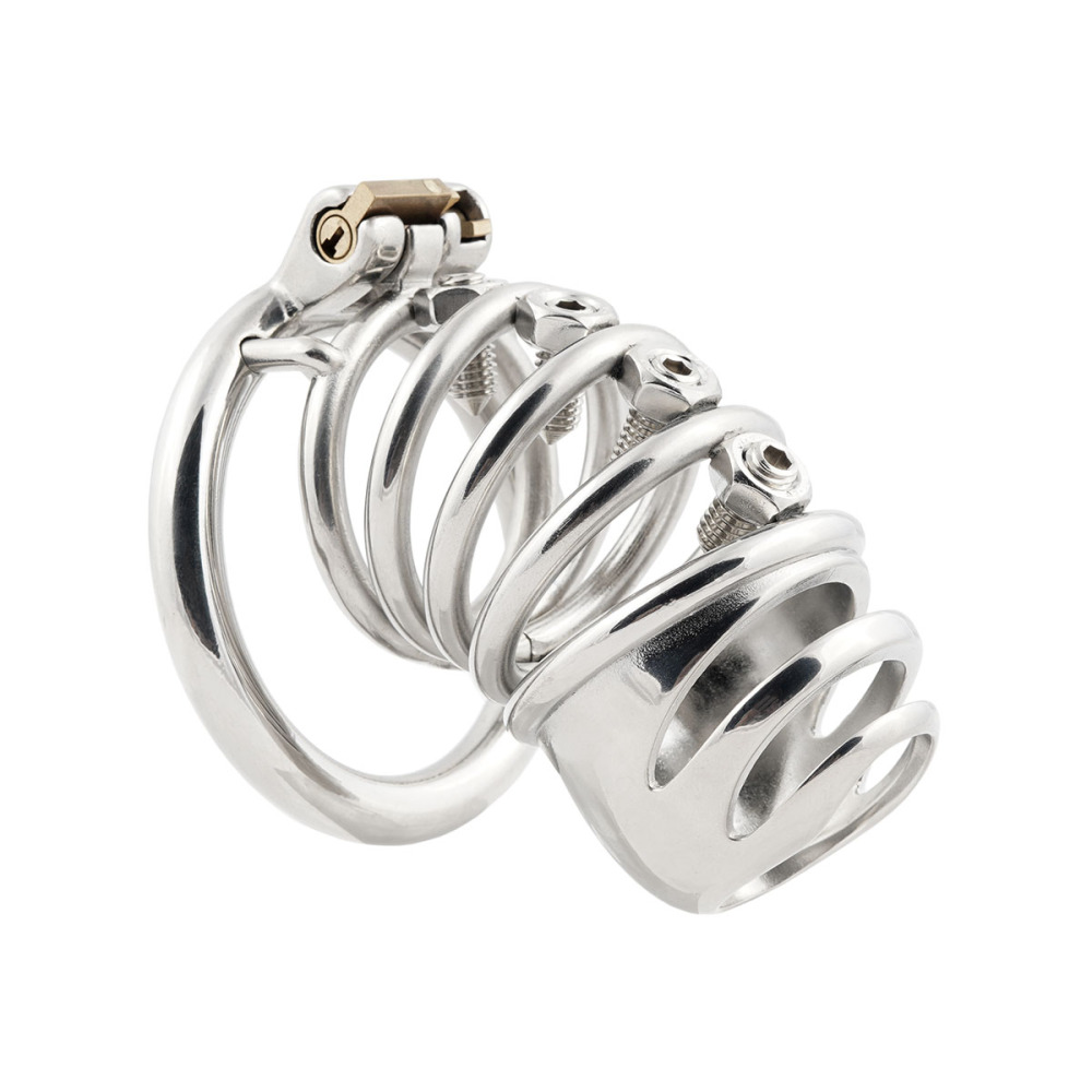 Spiked Chastity Device Long Male Stealth Lock for SM Penis Exercise Sex Toys (only cages do not include rings and locks)