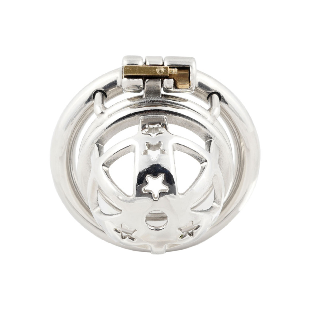 Short Male Cock cage Chastity for Men Stainless Steel Chasity Locked Men's Virginity Lock (only cages do not include rings and locks)