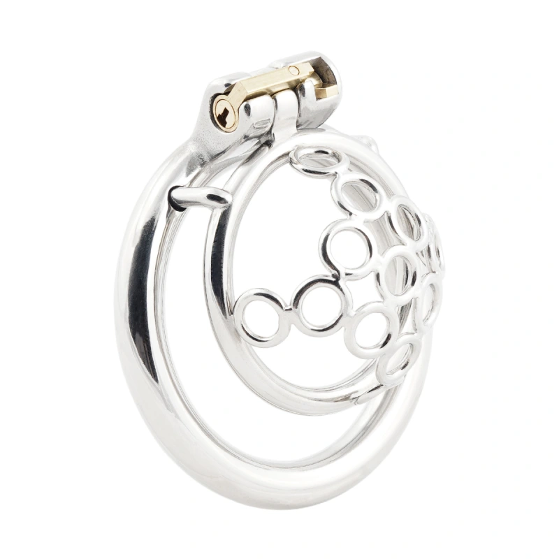 Male Chastity Device Super Short 304 Stainless Steel Men's Penis Lock (only cages do not include rings and locks)