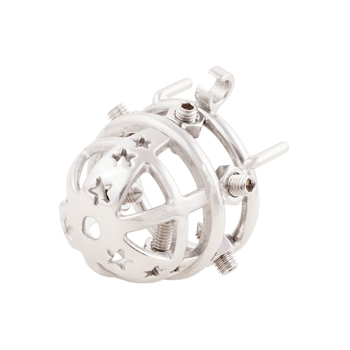 Chastity Cock Cage 304 Stainless Steel Spiked Chastity Device Easy to Wear Male SM Penis Exercise Sex Toys (only cages do not include rings and locks)