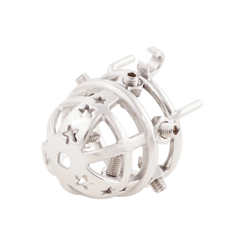 Chastity Cock Cage 304 Stainless Steel Spiked Chastity Device Easy to Wear Male SM Penis Exercise Sex Toys (only cages do not include rings and locks)