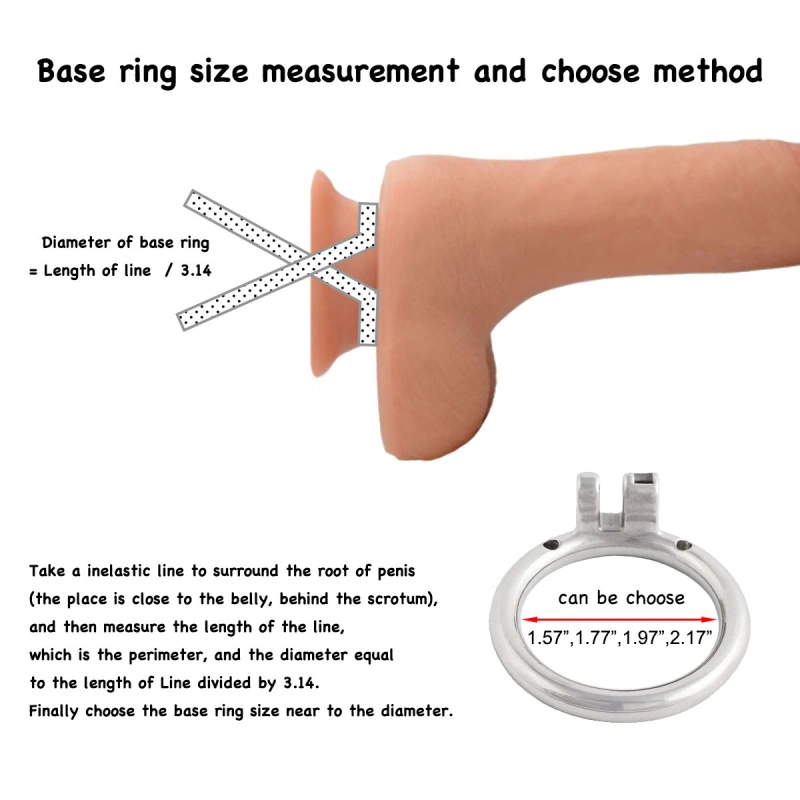 Male Cock Cage Penis Lock Device Long Virginity Lock Stainless Steel Sex Toys (only cages do not include rings and locks)