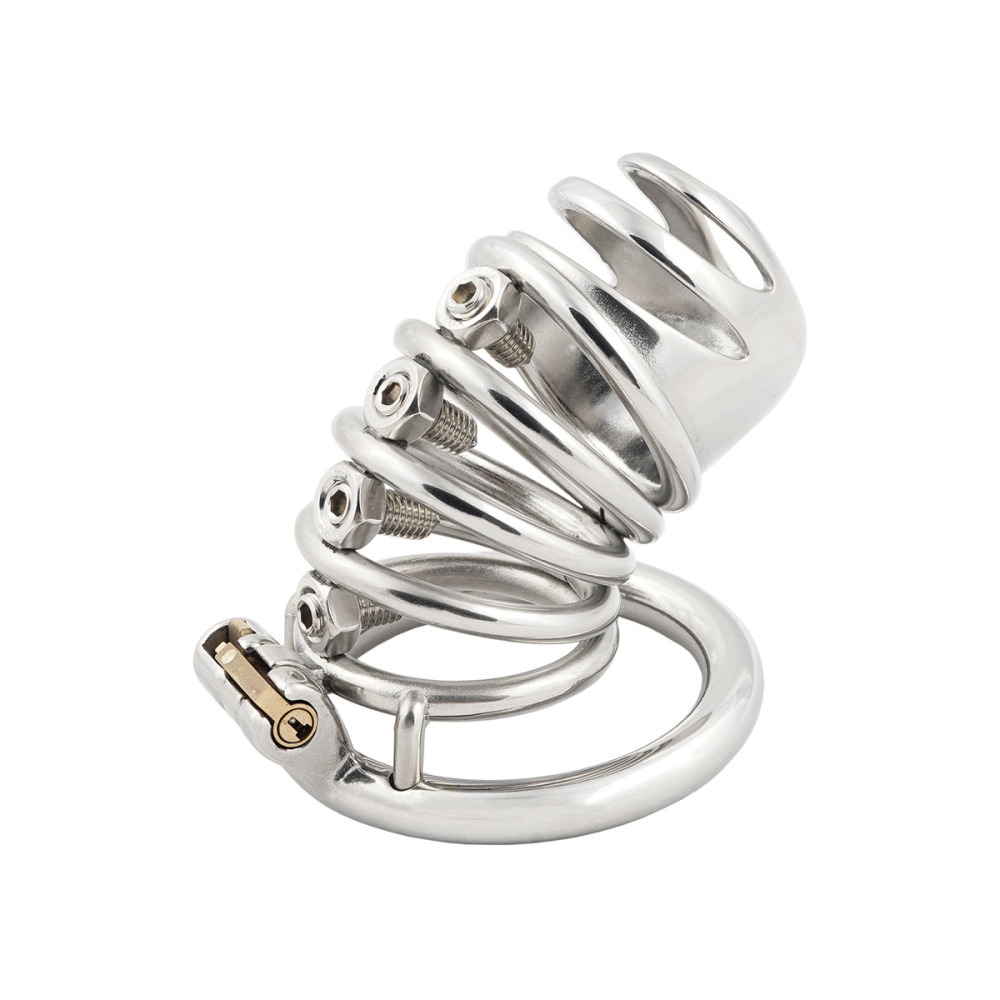 Spiked Chastity Device Long Male Stealth Lock for SM Penis Exercise Sex Toys (only cages do not include rings and locks)