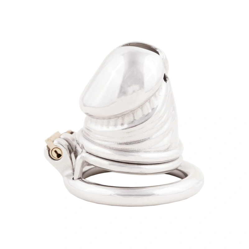 Short Male Cock Cage Stainless Steel Male Chastity Device Sex Toys for Men (only cages do not include rings and locks)