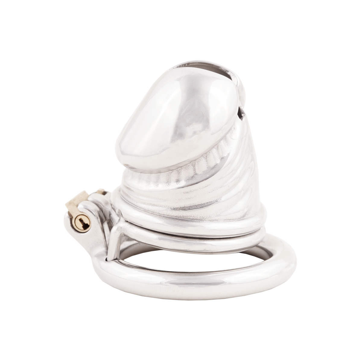 Short Male Cock Cage Stainless Steel Male Chastity Device Sex Toys for Men (only cages do not include rings and locks)