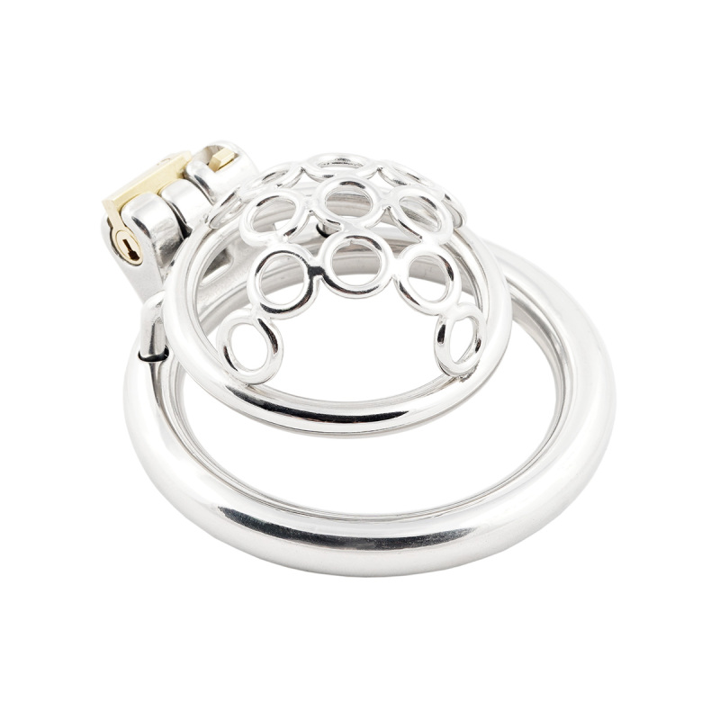 Male Chastity Device Super Short 304 Stainless Steel Men's Penis Lock (only cages do not include rings and locks)