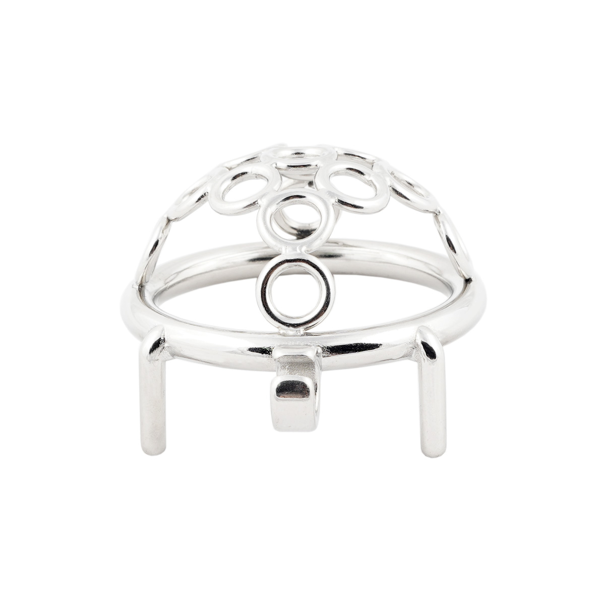 Male Chastity Device Super Short 304 Stainless Steel Men's Penis Lock (only cages do not include rings and locks)