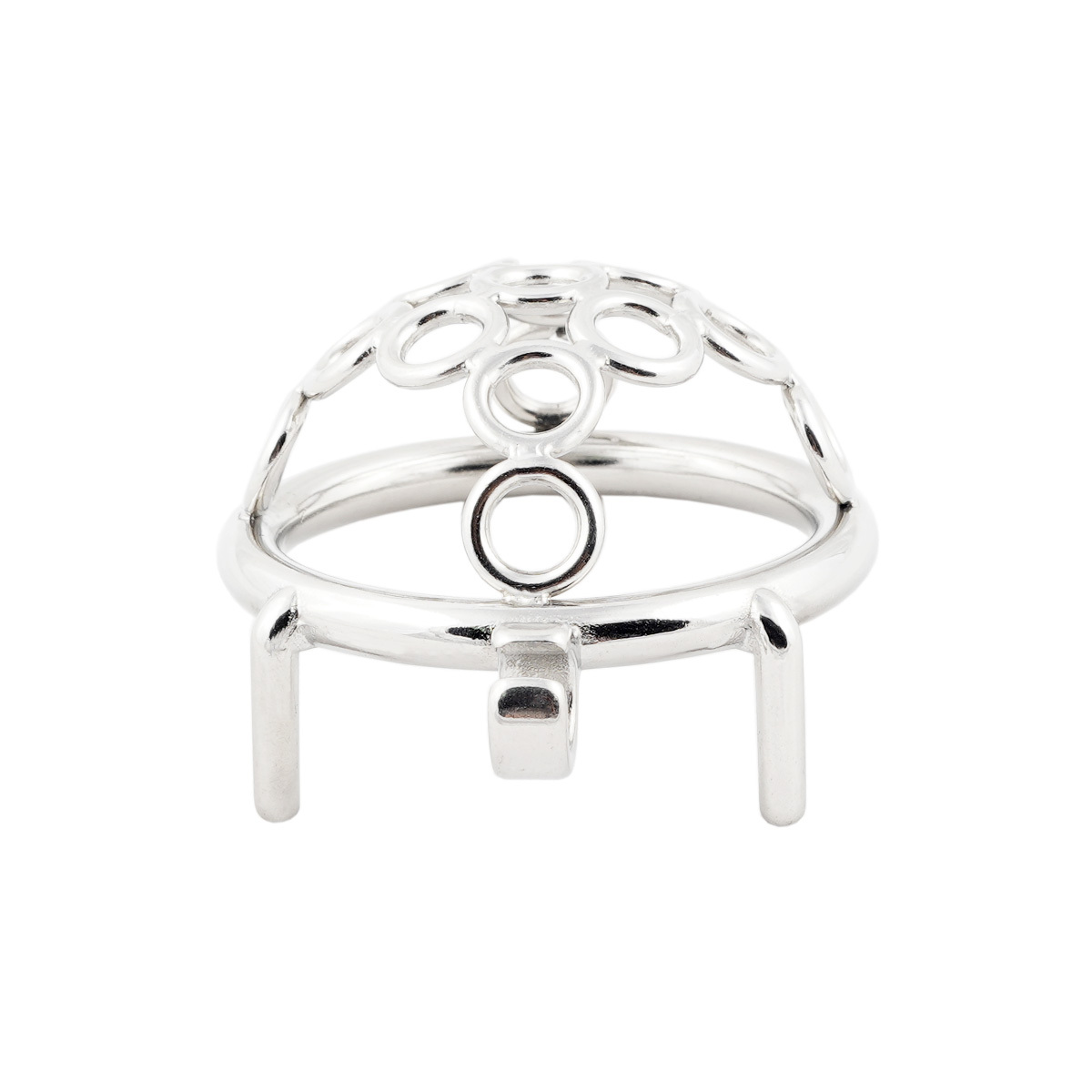 Male Chastity Device Super Short 304 Stainless Steel Men's Penis Lock (only cages do not include rings and locks)