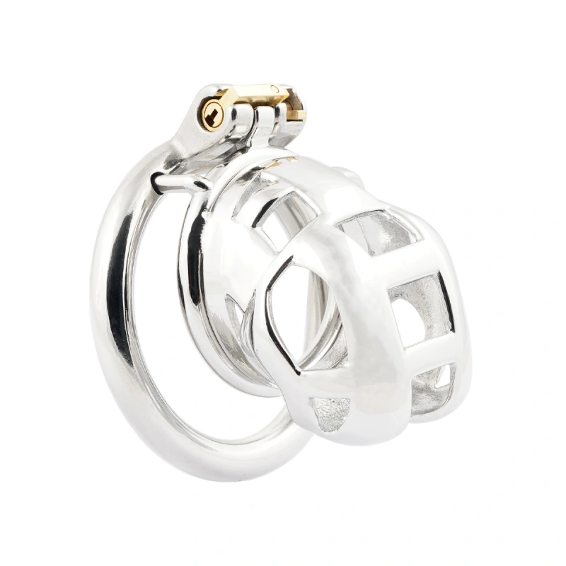 Large Short Male Chastity Device Stainless Steel Cock Cage Sex Toys for Men (only cages do not include rings and locks)