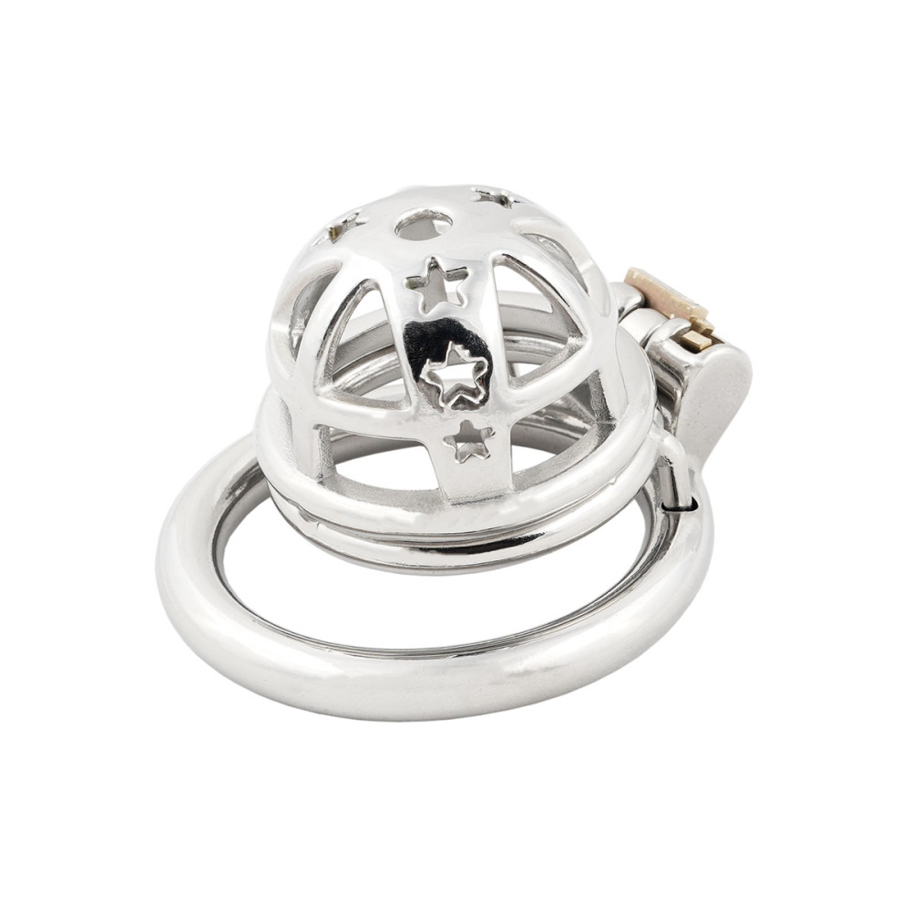 Short Male Cock cage Chastity for Men Stainless Steel Chasity Locked Men's Virginity Lock (only cages do not include rings and locks)