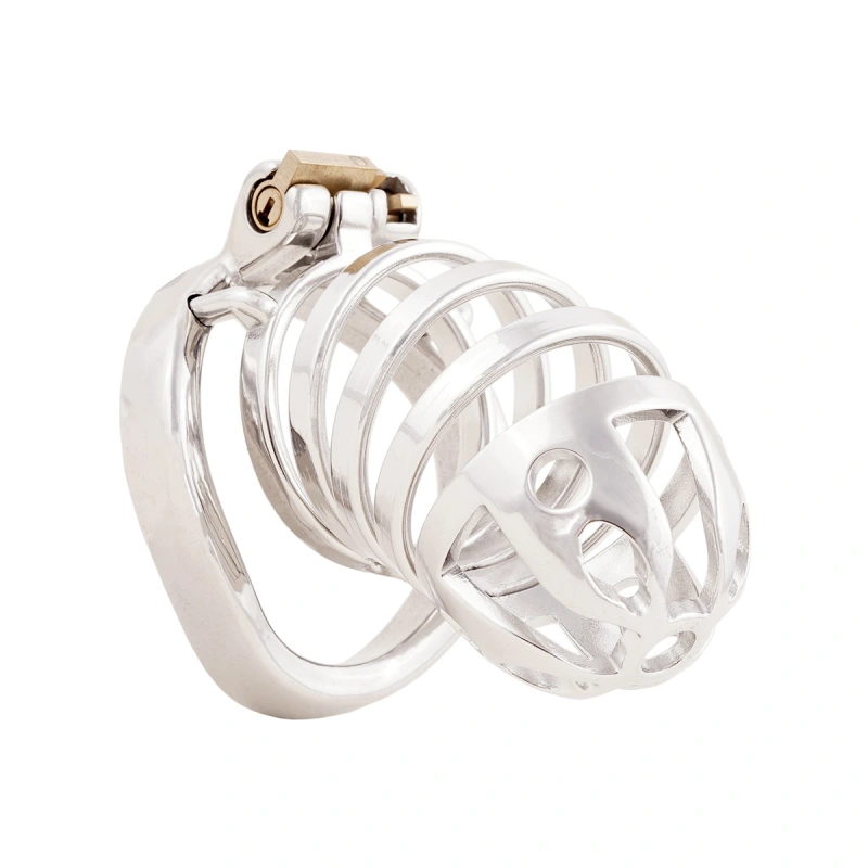 Stainless Steel Long Cock Cage Stealth Lock for SM Penis Exercise Sex Toys (only cages do not include rings and locks)