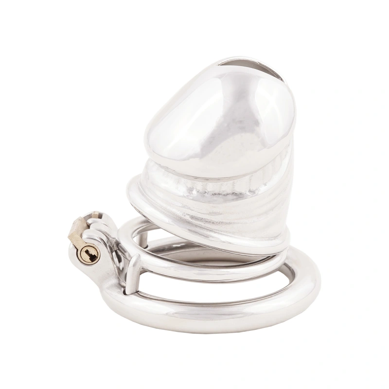 Male Comfortable Cock Cage Stainless Steel Chastity Device for SM Penis Exercise Sex Toys (only cages do not include rings and locks)