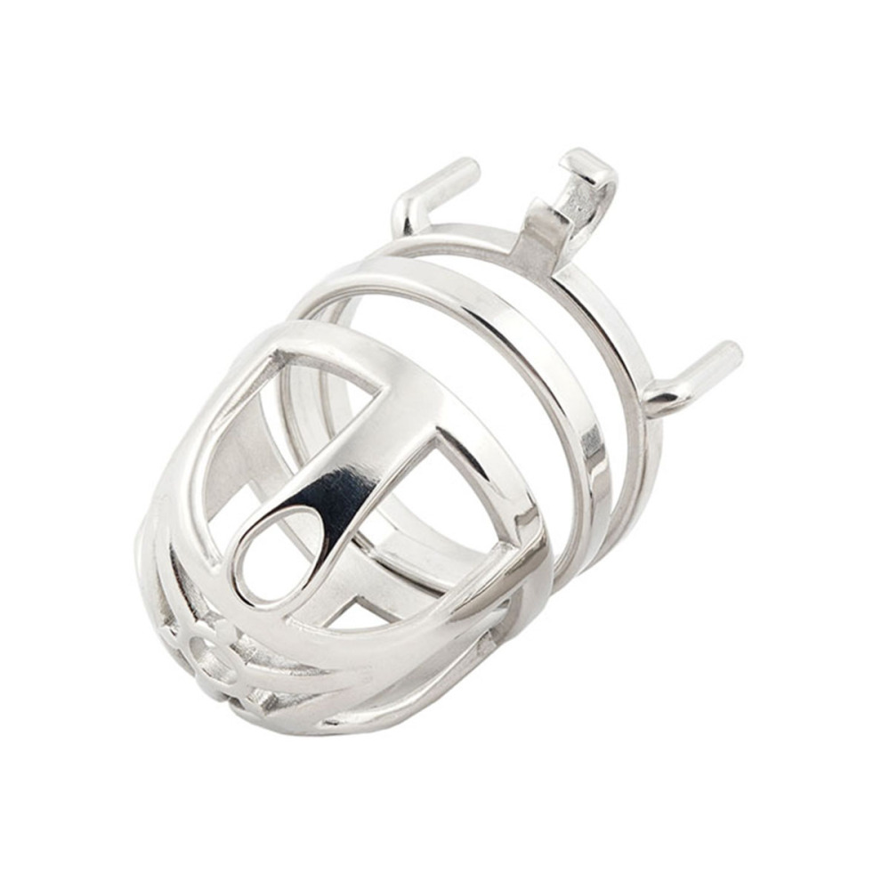 Male Cook cage Chastity for Men Metal Adult Game Sex Toy Ergonomic Design Stainless Steel Stealth Lock (only cages do not include rings and locks)