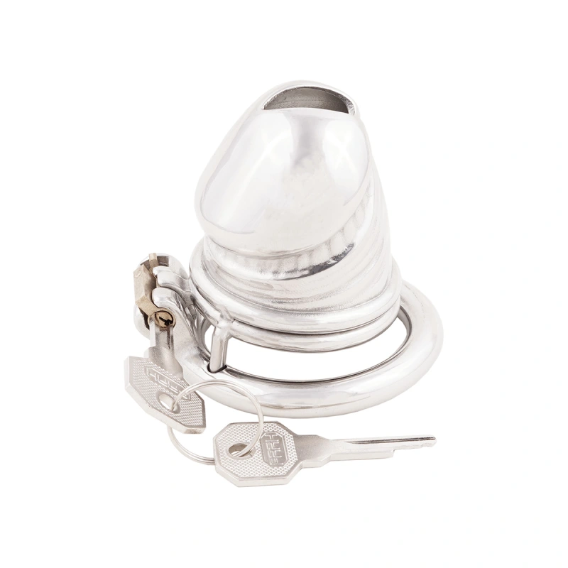 Short Male Cock Cage Stainless Steel Male Chastity Device Sex Toys for Men (only cages do not include rings and locks)