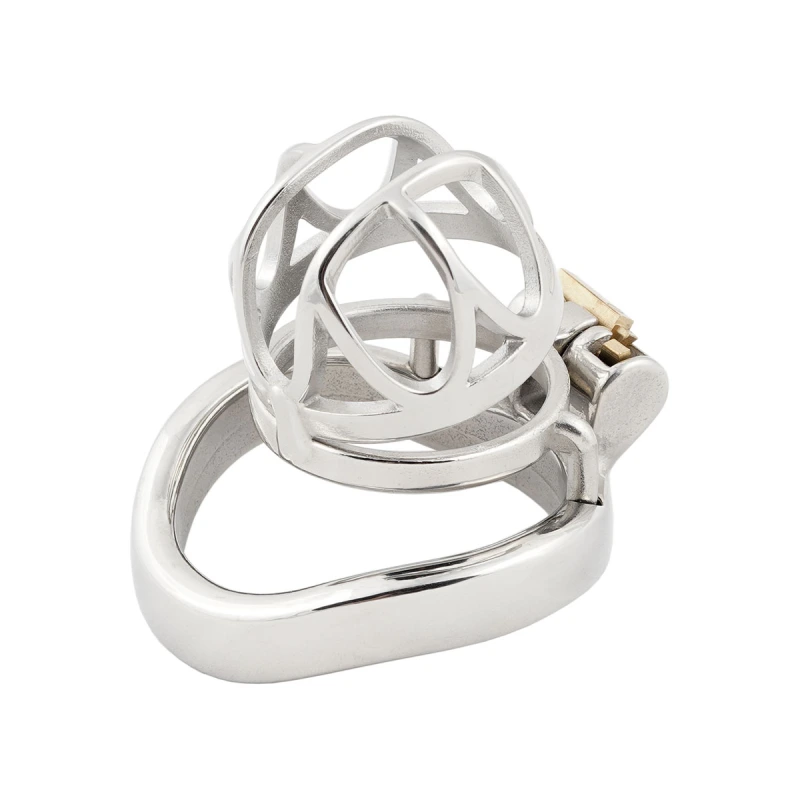 Short Male Chasity Cage Penis Lock Device 304 Stainless Steel Adult Game Sex Toy (only cages do not include rings and locks)