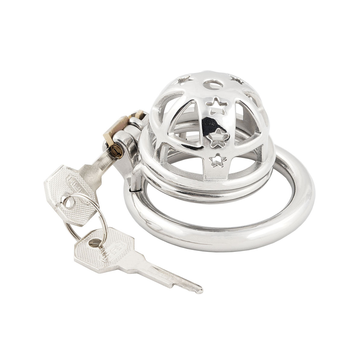 Short Male Cock cage Chastity for Men Stainless Steel Chasity Locked Men's Virginity Lock (only cages do not include rings and locks)