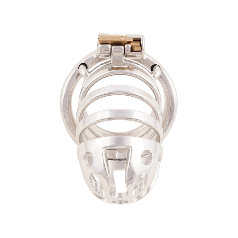 Stainless Steel Long Cock Cage Stealth Lock for SM Penis Exercise Sex Toys (only cages do not include rings and locks)