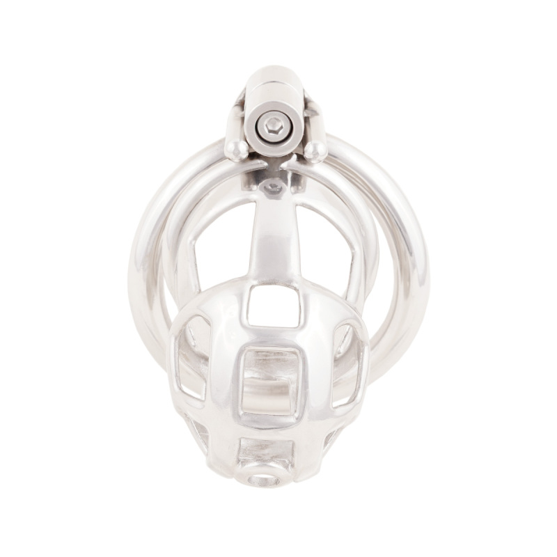 Metal Male Chastity Device Ergonomic Design Cock Cage Adult Game Sex Toy (only cages do not include rings and locks)