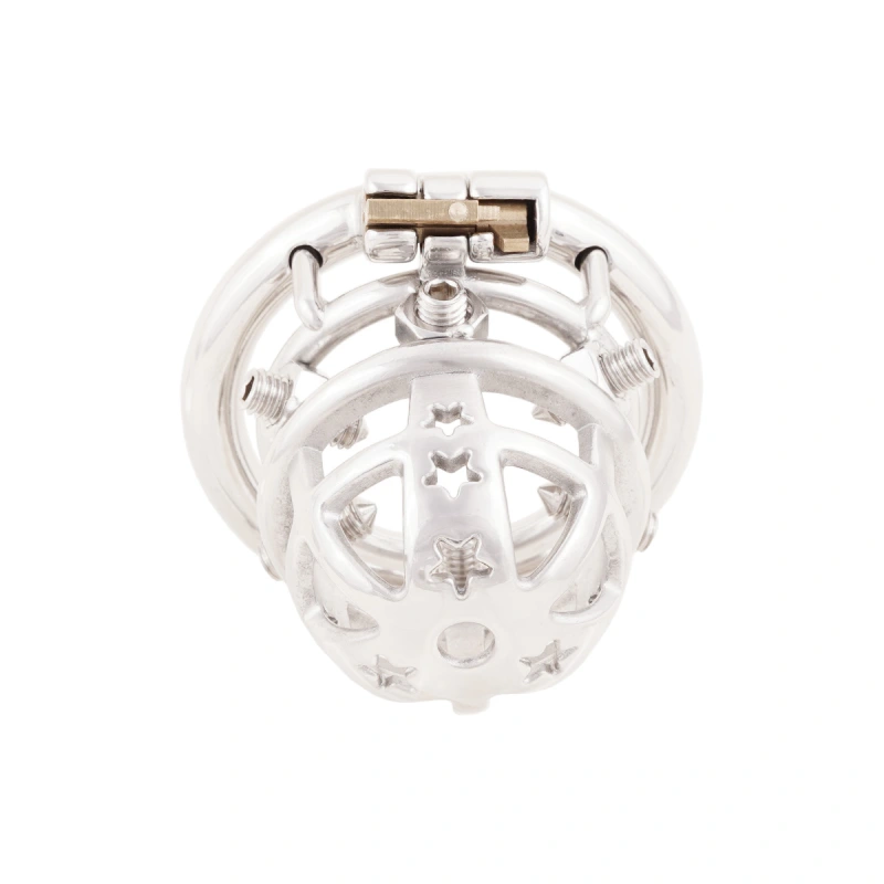Chastity Cock Cage 304 Stainless Steel Spiked Chastity Device Easy to Wear Male SM Penis Exercise Sex Toys (only cages do not include rings and locks)