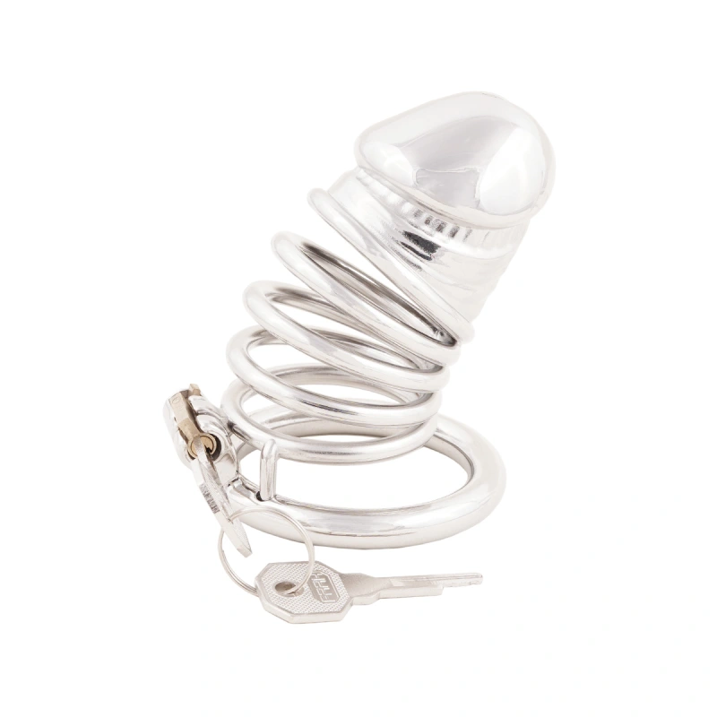 Men's Virginity Lock Belt Male Long Chastity Device Adult Game Sex Toy (only cages do not include rings and locks)