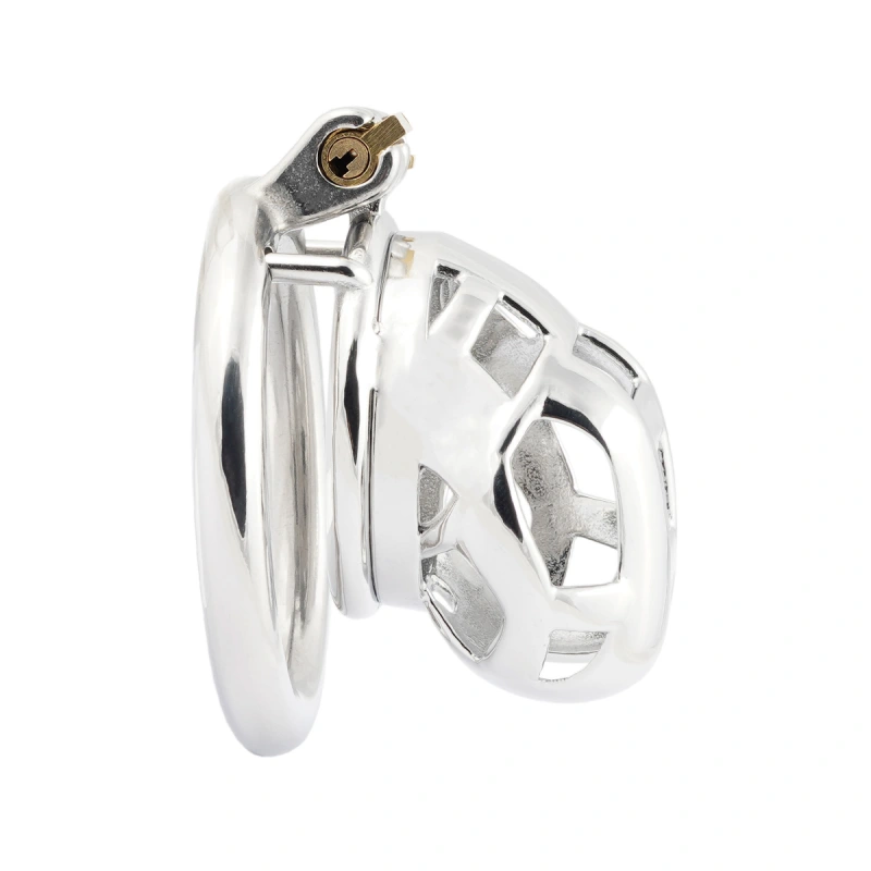 Large Short Male Chastity Device Stainless Steel Cock Cage Sex Toys for Men (only cages do not include rings and locks)