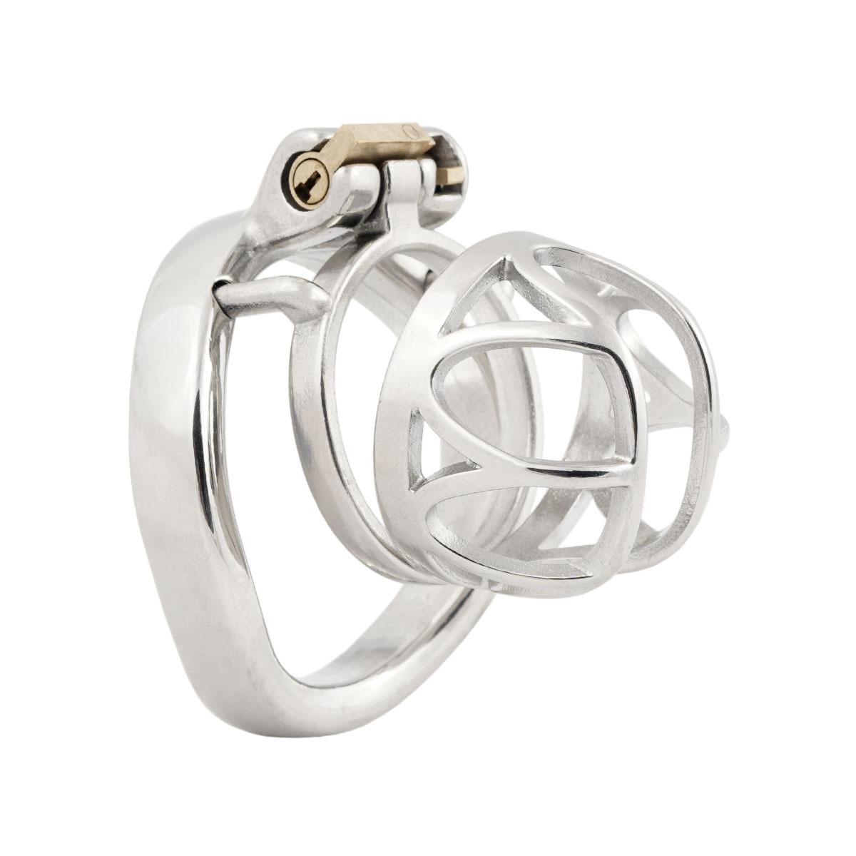 Short Male Chasity Cage Penis Lock Device 304 Stainless Steel Adult Game Sex Toy (only cages do not include rings and locks)