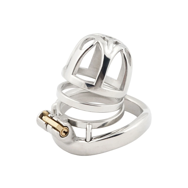 Male Cook cage Chastity for Men Metal Adult Game Sex Toy Ergonomic Design Stainless Steel Stealth Lock (only cages do not include rings and locks)