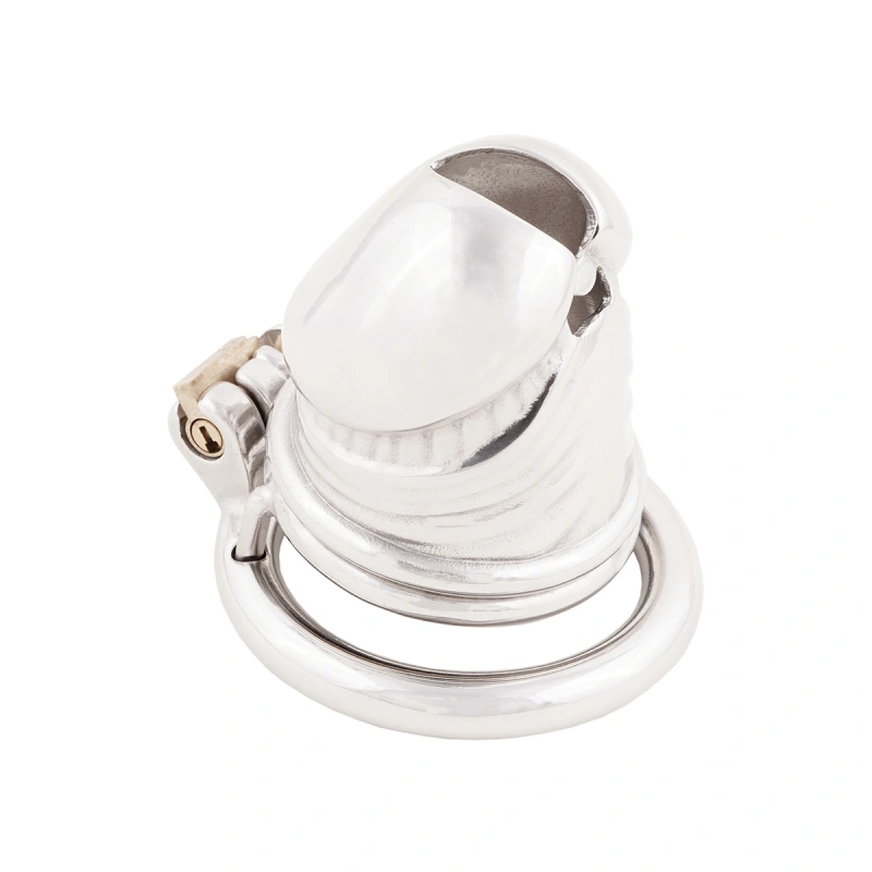 Short Male Cock Cage Stainless Steel Male Chastity Device Sex Toys for Men (only cages do not include rings and locks)