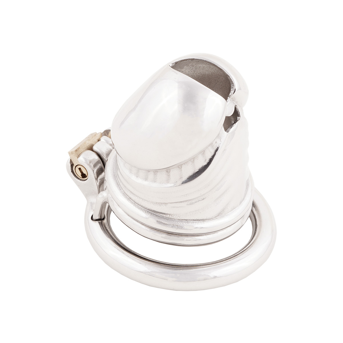 Short Male Cock Cage Stainless Steel Male Chastity Device Sex Toys for Men (only cages do not include rings and locks)