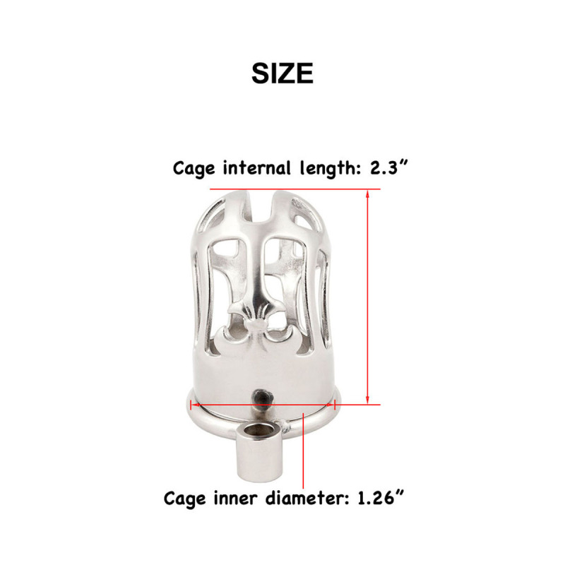 Metal Male Chastity cage for Men Steel Ergonomic Design Cock Cage Adult Game Sex Toy (only cages do not include rings and locks)