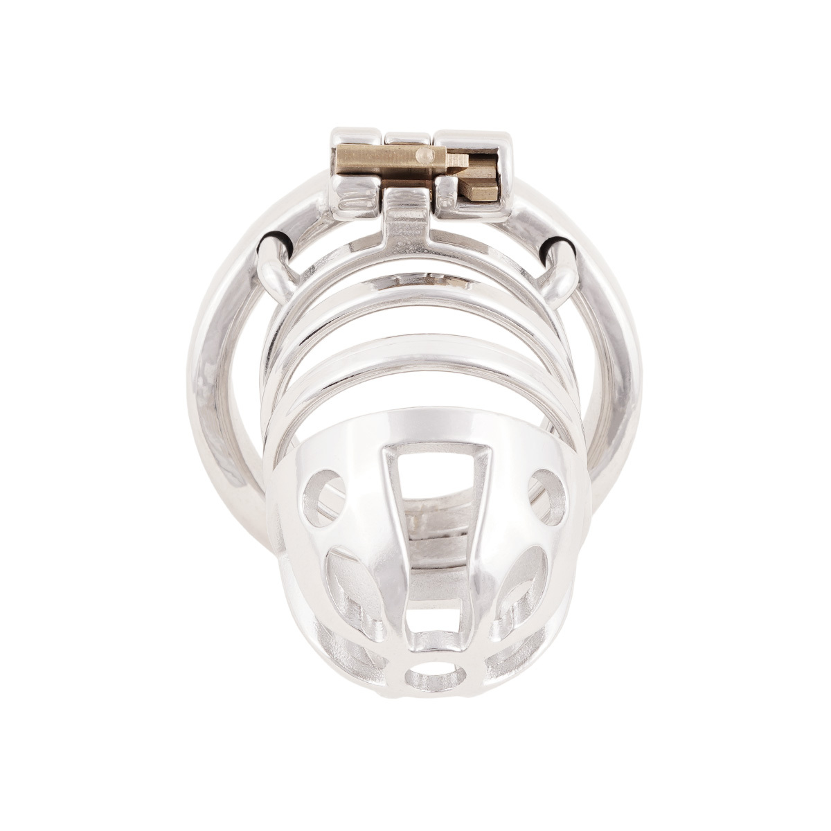 Male Chastity Cage Stealth Lock Stainless Steel Cock Cage Adult Game Sex Toy (only cages do not include rings and locks)
