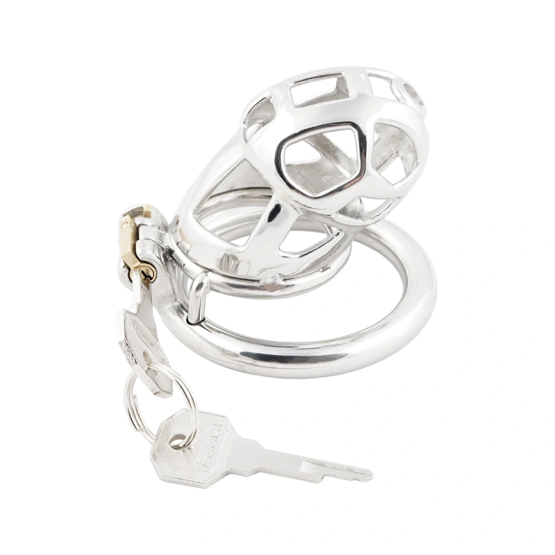 Chastity Cage Long Stainless Steel chastities Device Easy to Wear Male SM Penis Exercise Sex Toys (only cages do not include rings and locks)